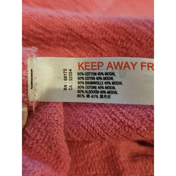 Daily practice anthropologie boxy criss cross open back sweater top large pink - Picture 6 of 6